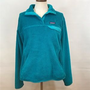 turquoise Patagonia winter sweater